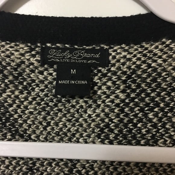 SOLD Lucky Brand Sweater Cardigan - Picture 5 of 5